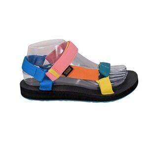 Teva Original Universal Multi‎ Colorblock Strappy Sandals Women 7 1003987
